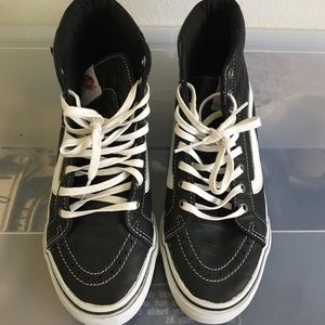 Vans Faux Leather Hi-tops